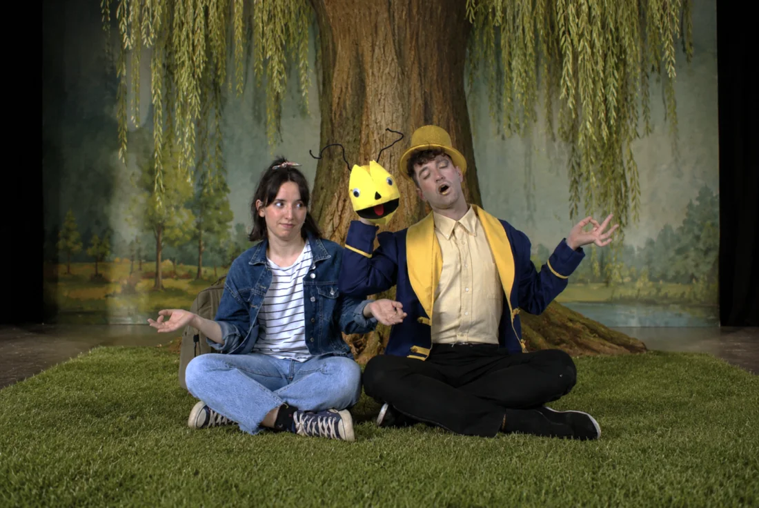 Friday y Tips en el bosque mental, escena de La vida interior de Friday